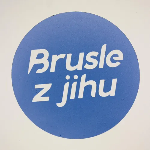 Hlavní obrázek - Samolepka bruslezjihu - modrá