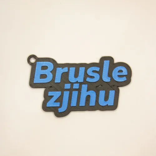 Hlavní obrázek - Přívěšek na klíče bruslezjihu – logo projektu