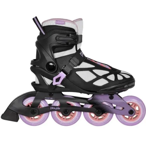 Hlavní obrázek - Kolečkové brusle Playlife Lancer White 84, 4x, 84, 38