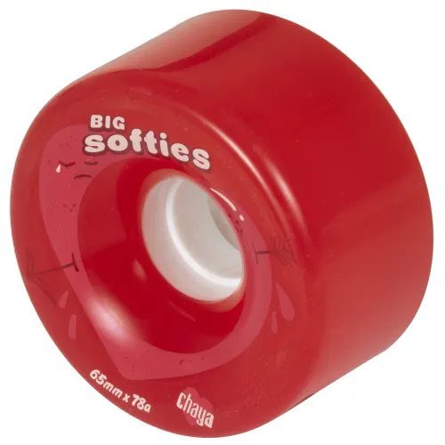 Hlavní obrázek - Kolečka Chaya Big Softies Clear Red (4ks), 78A, 65, 37