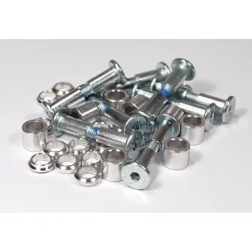 Hlavní obrázek - Náhradní šrouby Powerslide Kizer Fluid Axle Set Silver (8ks)