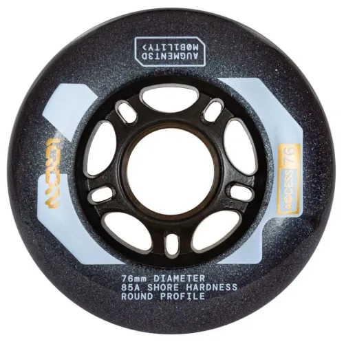 Hlavní obrázek - Kolečka Iqon Access Dark Grey (4ks), 76, 85A