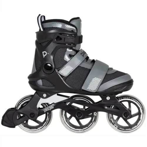 Hlavní obrázek - Kolečkové brusle Playlife GT Black Grey 110, 3x, 110, 40