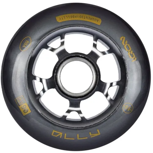 Hlavní obrázek - Kolečka Iqon Ally Black (4ks), 90, 88A