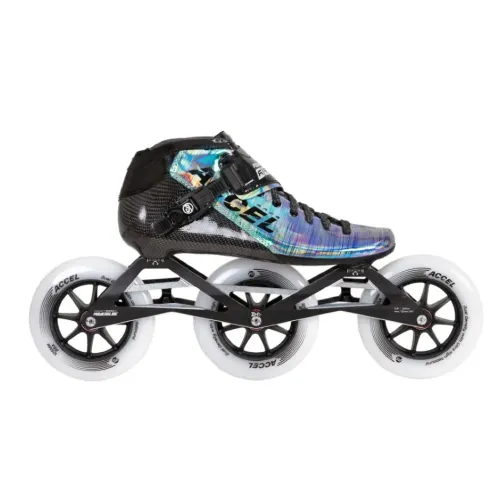 Hlavní obrázek - Kolečkové brusle Powerslide Accel Race Reflective 125, 36, 3x, 125