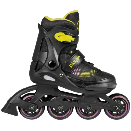 Hlavní obrázek - Dětské kolečkové brusle Playlife Joker Yellow, 4x, 64, 28-31