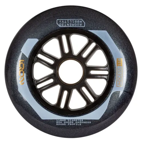Hlavní obrázek - Kolečka Iqon Access Dark Grey (3ks), 110, 85A