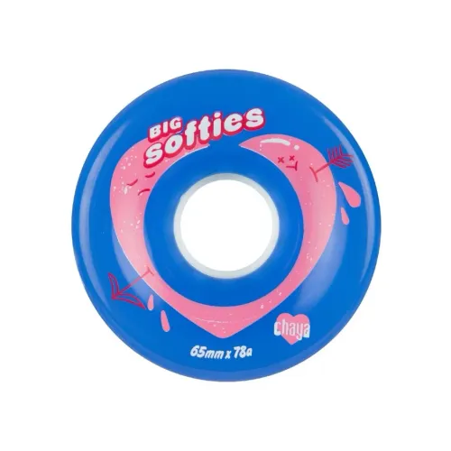 Hlavní obrázek - Kolečka Chaya Big Softie's Clear Blue (4ks), 65, 37, 78A
