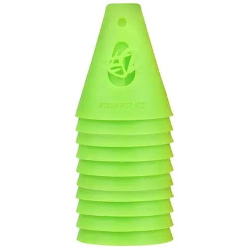 Hlavní obrázek - Plastové kužely Powerslide FSK (10ks), zelená