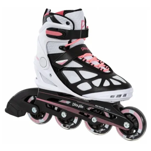 Hlavní obrázek - Kolečkové brusle Playlife Uno Pink 80, 4x, 80, 37