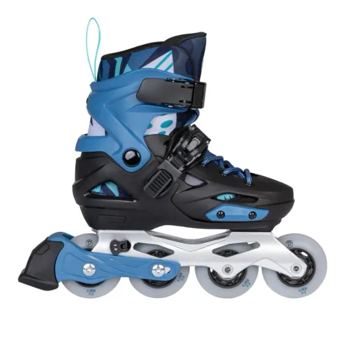 Hlavní obrázek - Dětské kolečkové brusle Powerslide Playlife Flash Blue, 26-29, 4x, 60+62