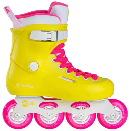 Hlavní obrázek - Kolečkové brusle Powerslide Zoom Neon Yellow 80, 4x, 80, 37-38
