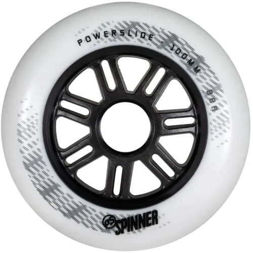 Hlavní obrázek - Kolečka Powerslide Spinner White (3ks), 100, 88A