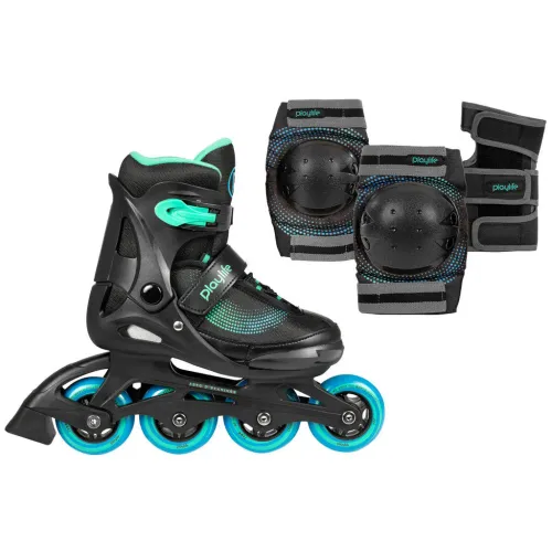 Hlavní obrázek - Dětské kolečkové brusle Playlife Joker Blue Sky Combo, XS, 31-34, 4x, 72