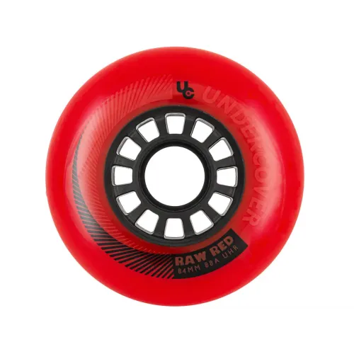 Hlavní obrázek - Kolečka Undercover Raw Red (4ks), 85A, 84