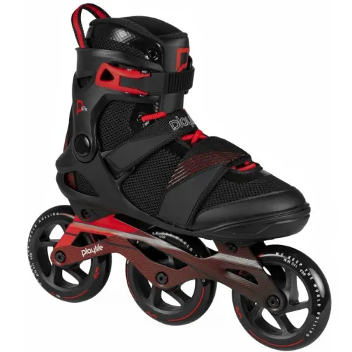 Hlavní obrázek - Kolečkové brusle Playlife GT Black 110, 3x, 110, 37