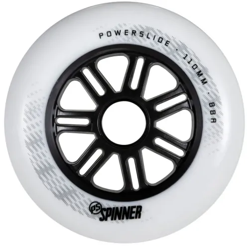 Hlavní obrázek - Kolečka Powerslide Spinner White (3ks), 110, 88A