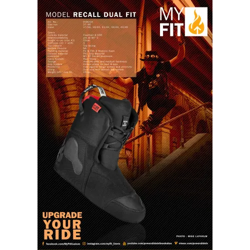 Hlavní obrázek - Botička Powerslide MY FIT Recall Dual Fit Liner, 37-38