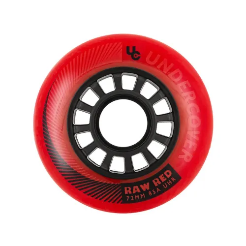 Hlavní obrázek - Kolečka Undercover Raw Red (4ks), 72, 85A