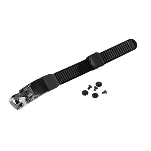 Hlavní obrázek - Přezka + Pásek Powerslide Prime Alu Buckle Set Silver 21,5cm, levá