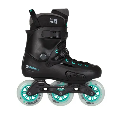 Hlavní obrázek - Kolečkové brusle Powerslide Zoom Pro 100 Black, 41-42, 4x, 100