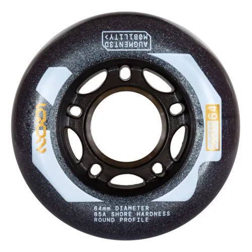 Hlavní obrázek - Kolečka Iqon Access Dark Grey (4ks), 64, 85A