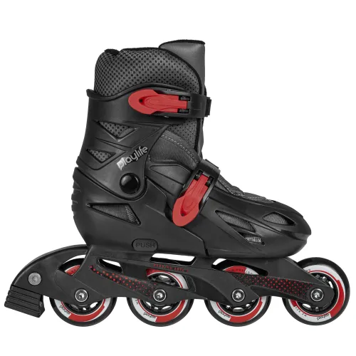 Hlavní obrázek - Dětské kolečkové brusle Playlife Riddler Black Cherry, 4x, 70, 35-38