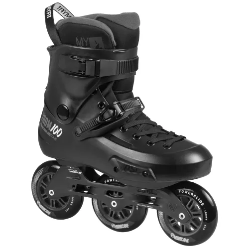 Hlavní obrázek - Kolečkové brusle Powerslide Zoom Pro Black 100 Trinity, 3x, 100, 43-44