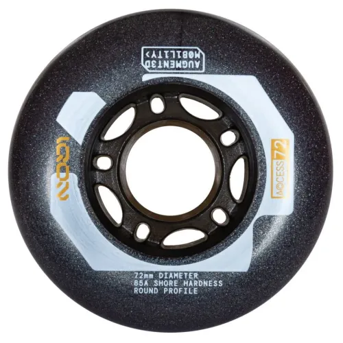Hlavní obrázek - Kolečka Iqon Access Dark Grey (4ks), 72, 85A