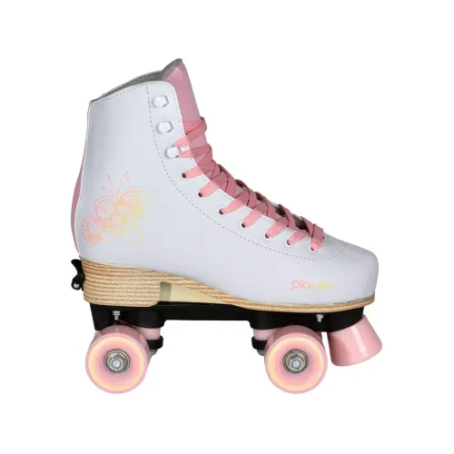 Hlavní obrázek - Kolečkové brusle Playlife Quad Classic Pale Rose Adjustable, 31-34, 2x2, 54