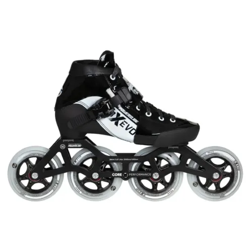 Hlavní obrázek - Dětské kolečkové brusle Powerslide XXX Adjustable Evo Black/White, 34-37, 4x, 90