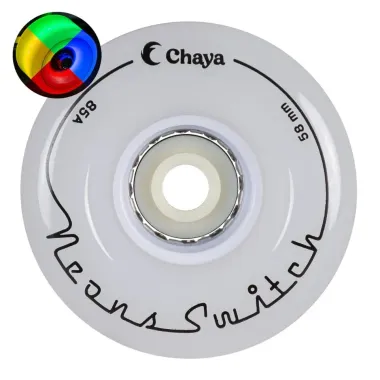Kolečka Powerslide Chaya Neon Switch LED (4ks)