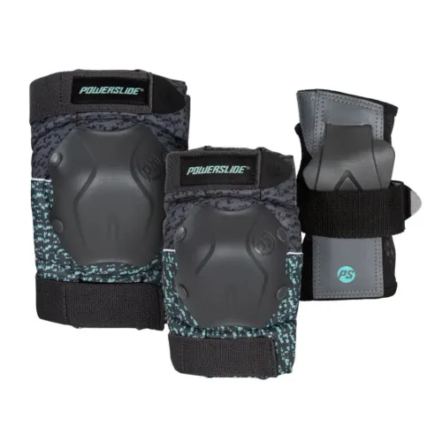 Hlavní obrázek - Chrániče Powerslide Standard Black/Teal (sada), S 